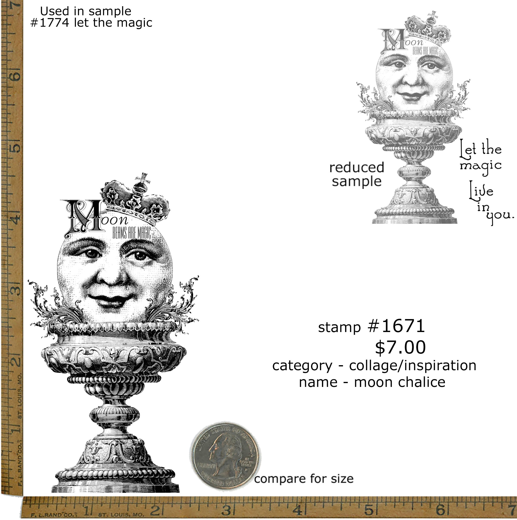 #1671 - Moon Chalice - Collage/Inspiration